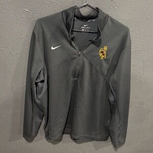 Nike University of Wyoming Quarter-Zip dri-fit Pullover long sleeve
